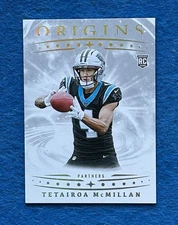 2025 Panini Origins Tetairoa McMillan #116 RC SSP White Variation Panthers