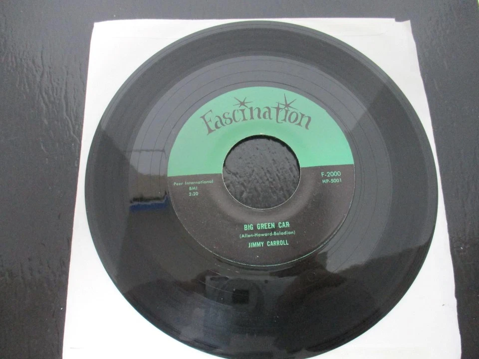 Jimmy Carroll, Fascination 2000, Big Green Car & That's All I Want, Great Rocker - Image 2 of 4