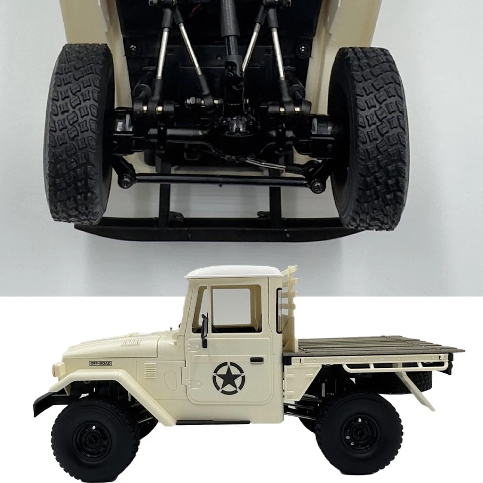 EE. UU. 1/16 4x4 4x4 escala sobre orugas todo terreno 2025 Wpl camión C44 nueva actualización Foto 3 de 4