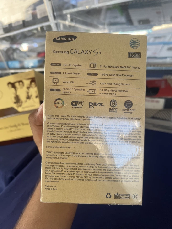 Smartphone Samsung Galaxy S4 Active AT&T Caja Sellada Foto 4 de 4