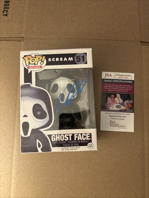 #ad Neve Campbell Autographed Signed Ghostface Funko POP #51 Scream JSA COA $89.95