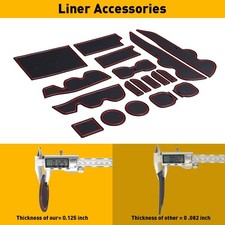 18/36x Accessories Liner For Toyota Cup Tacoma Console Door Inserts Pocket