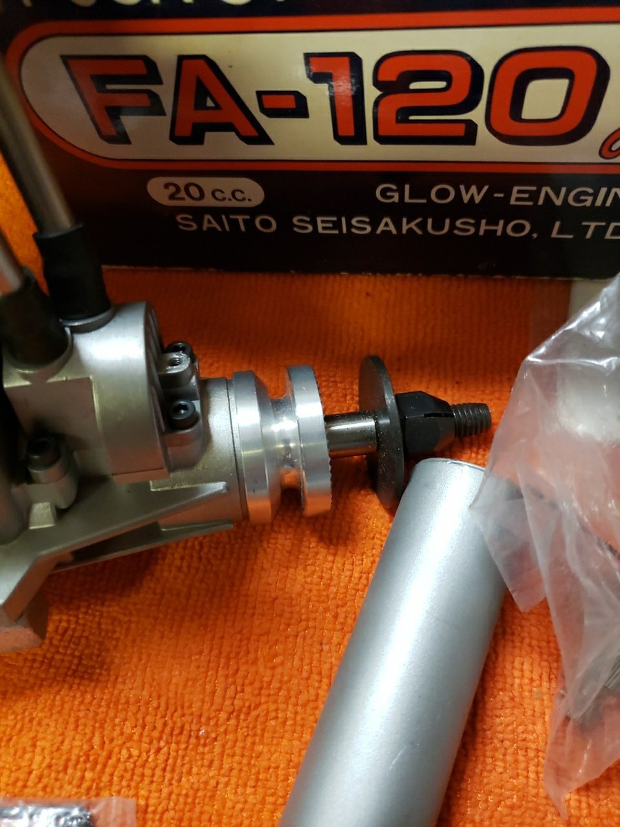 Saito Engine - Saito FA-120S Hemi-Head 4-stroke DP - 120 S - NIB