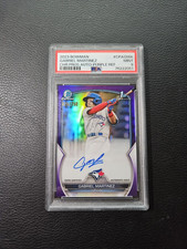 2023 Bowman Chrome Prospect Purple Refractor Gabriel Martinez PSA 9 MINT Auto