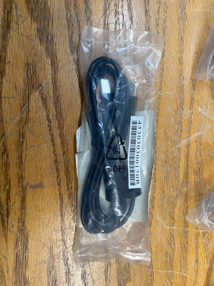 2 X 3FT USB 2.0 A Male to B 1.8m Black Cable HP Part # 453030300170R New - Image 4 of 4