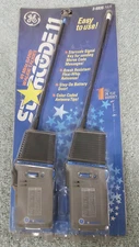 Vintage GE Starcode 11 49 MHz Band Walkie Talkies in original package, never use