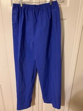 Columbia Mens Small Waterproof PVC Blue Rain Pants Shell Waterproof size XL