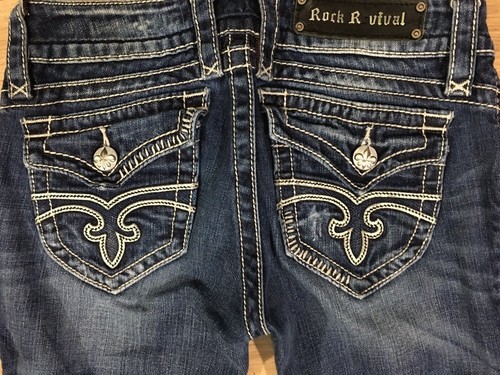 Rock Revival Jeans Size 28 Jen Bootcut 