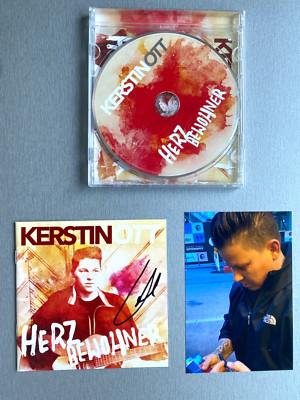 Kerstin Ott in-person original signed CD booklet autograph + photo