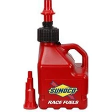 Sunoco Race Jugs R3100RD-FF Utility Jug Lid 3 Gallons Square Polyethlene Red