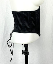 Corset Vintage Lip Service Taille Basse Noir évasé - Taille L - Jean - Occasion TB
