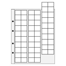 Recharges Caravelle 60 cases pour monnaies 22mm.