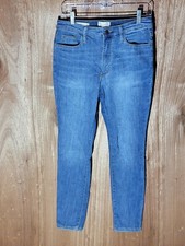 universal thread jeans womens size 8r skinny high rise stretch denim blue