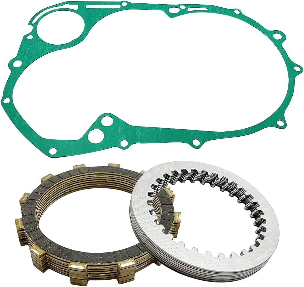 Clutch Friction & Steel Plates Kit For Yamaha XVS1100 V-Star 1100 (1999-2009) – Includes Gasket