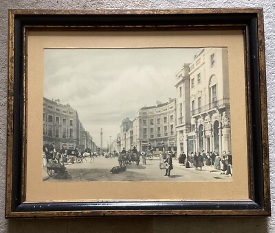 VTG Lithograph, View Of London By Thomas Shotter Boys (1803-1874)