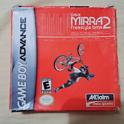 Nintendo GBA Dave Mirra freestyle bmx 2
