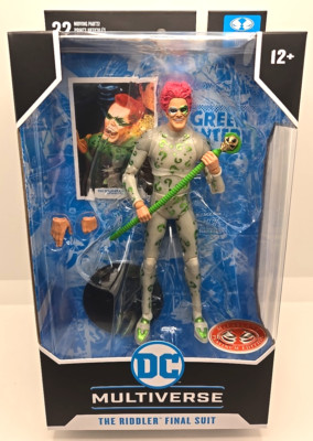 McFarlane DC Multiverse Platinum Riddler Final Suit Batman Forever ...