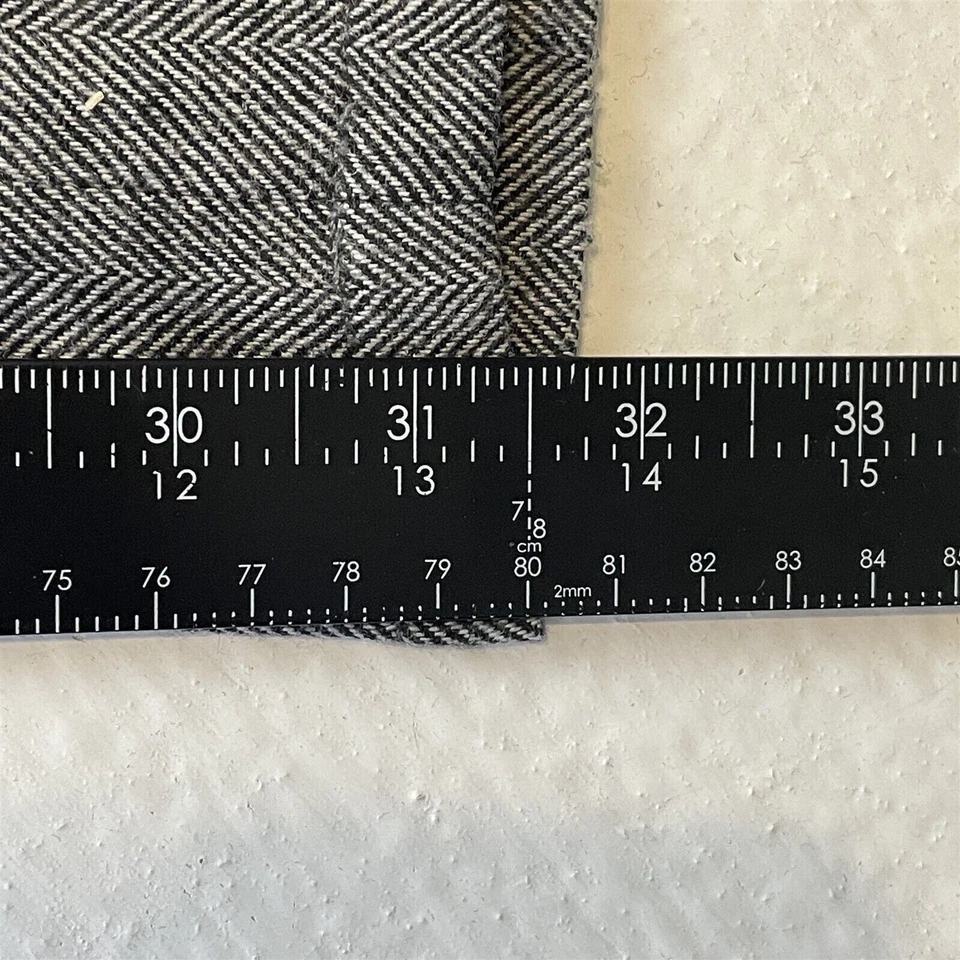 Pantalón ajustado Banana Republic 32x32 gris espiga Nova Fides franela 380533 Aiden Foto 4 de 4