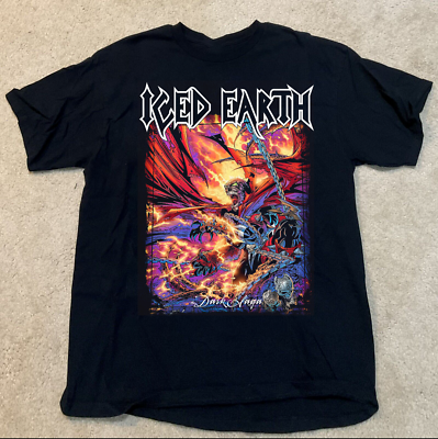 Iced Earth The Dark Saga Unisex T-Shirt All Size S To 5XL | eBay
