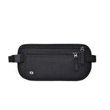 ROUGH FIT Bumbag Waist Bag, RFID-Blocking, Unisex Slim Bag with Multiple Zips