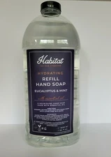 Habitat Eucalyptus + Mint Hydrating Refill Hand Soap Essential Oil 64 fl oz New