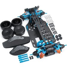 Metal & Carbon Chassis Frame Upgrade For Tamiya TT01 / TT01E 4WD 1/10 RC (UK)