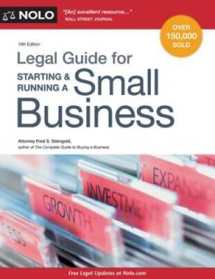 Legal Guide for Starting & Running a Small Business - Paperback - GOOD