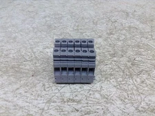Entrelec M 6/8 5118 Gray Grey Wire Terminal Block M685118 M6/8 5118 Lot of 6