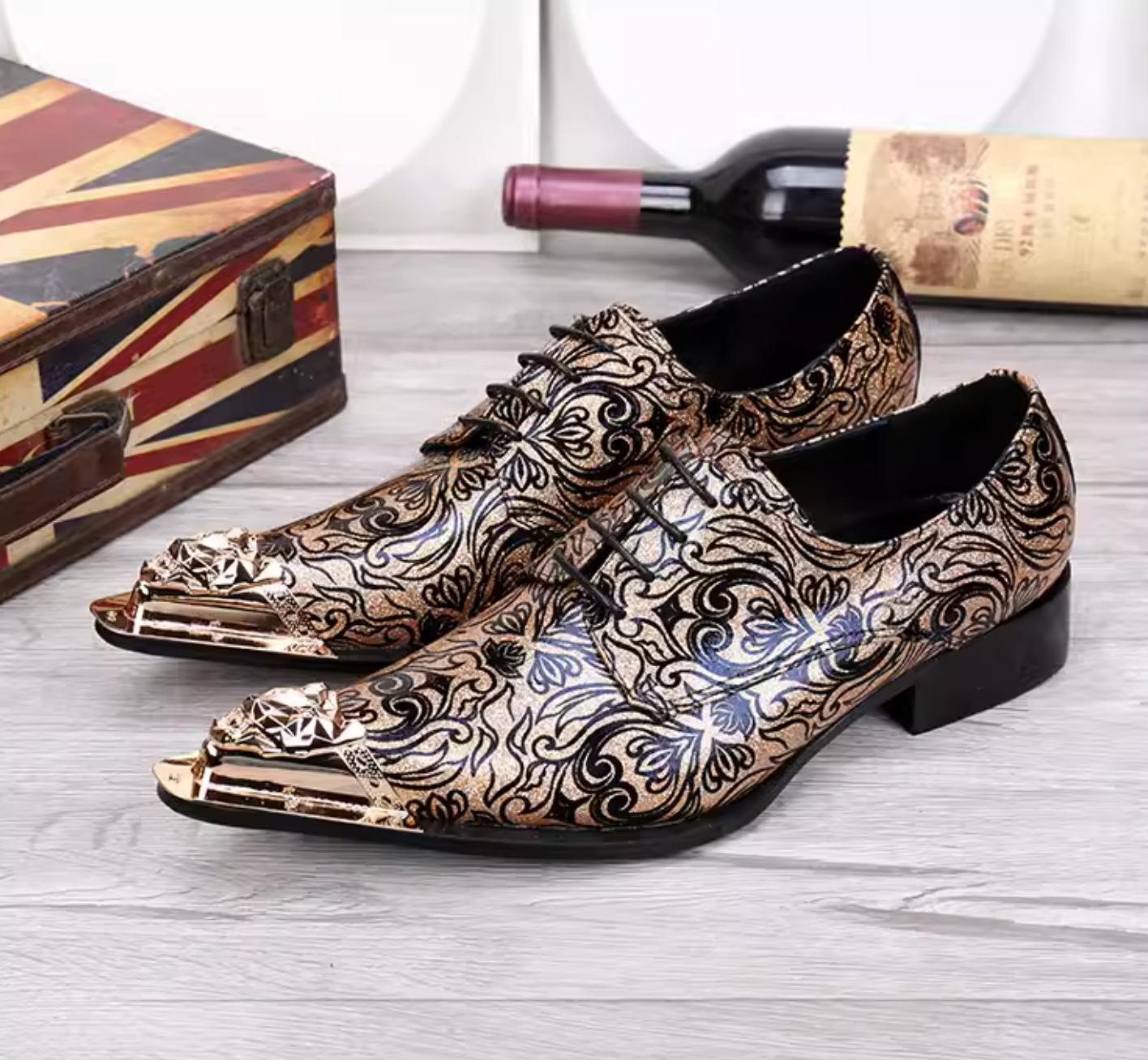 SAOLA Elegante abito da uomo in pelle punta britannica scarpe da lavoro stringate oversize