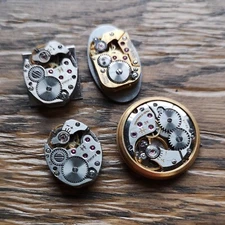 Lot of 4 Ladies Hamilton Wrist Watch Movements for Parts or Project (CV17)