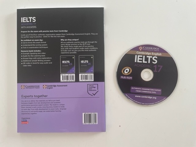 Cambridge Book IELTS 17 Academic including multi - ROM. (FREE SHIPPING)