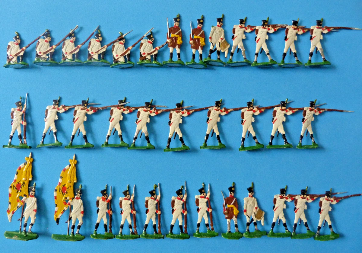 20 Cavaliers Autrichiens 1914 – Figurines En étain Peintes – Échelle 1:60 (30mm) – Allemagne