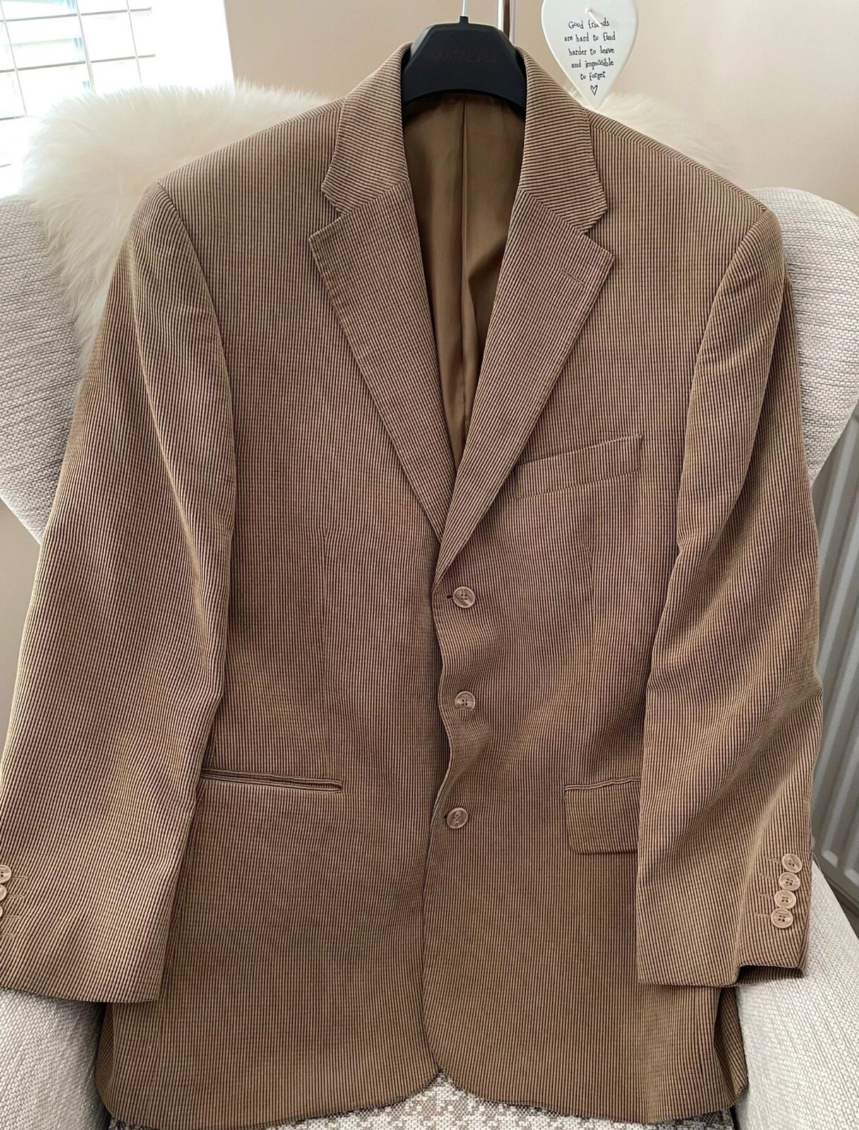 Greenwoods Corduroy Effect Blazer Size UK 42 S