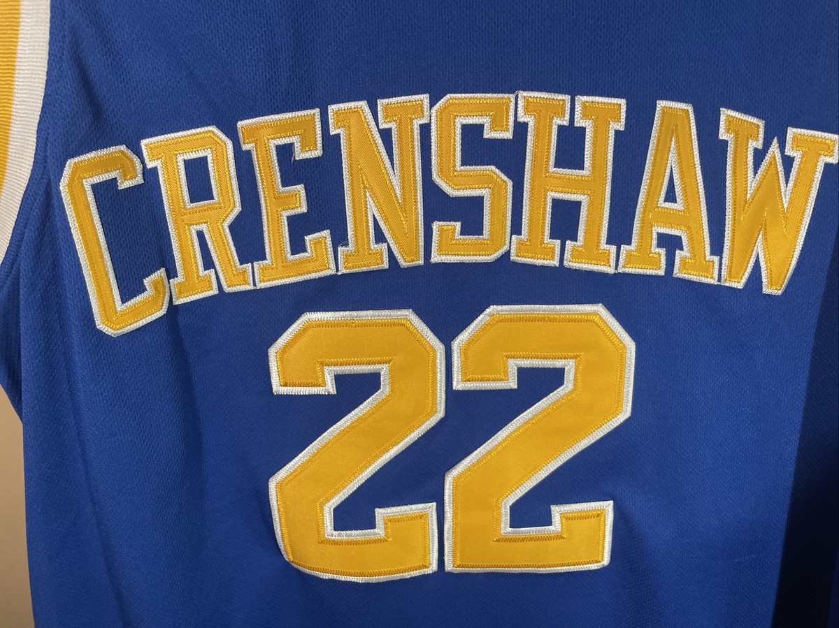 crenshaw jersey dress High School Love & Basketball #22 McCall Blue Size Small NecklineLabel: Plunge