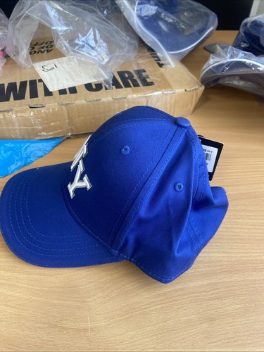 Baseball Cap Snapback hat NEW YORK Adult baseball cap by No fear Royal NEW - Picture 7 of 8