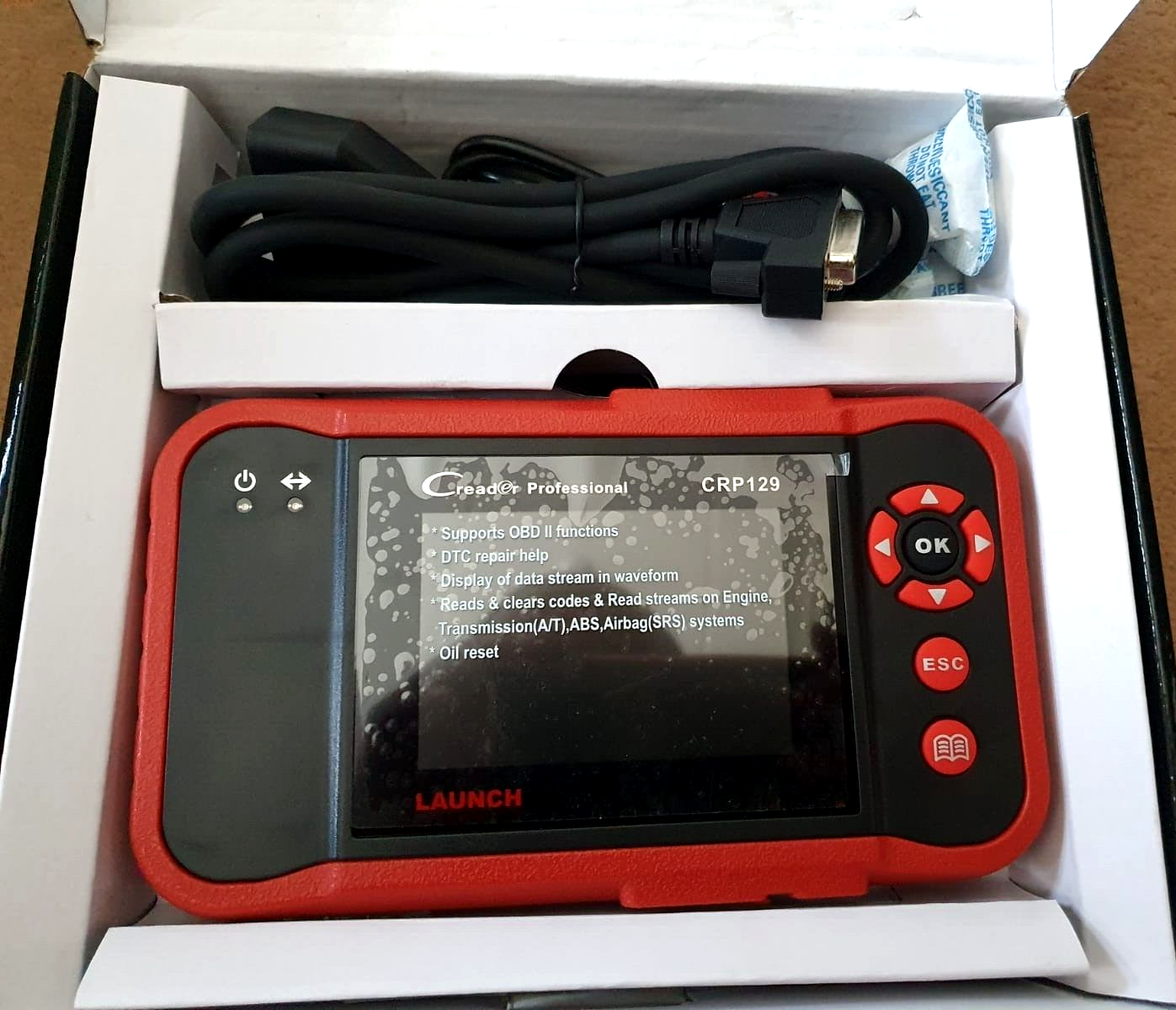 LAUNCH CRP129 OBD2 Scanner Scan Tool ENG/AT/ABS/SRS EPB SAS OIL Service