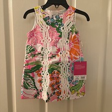 Lilly Pulitzer for Target Nosie Posey Floral Shift Dress Girls Size 18M NWT