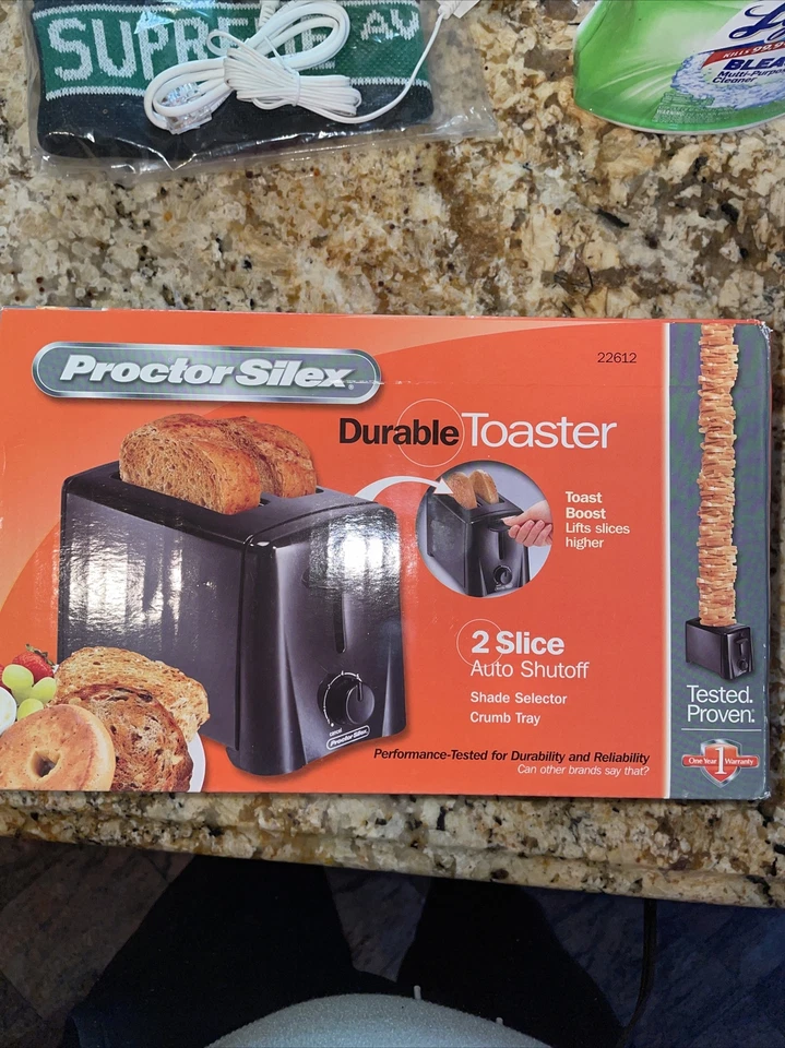 Proctor Silex Toaster 22608Y 2 Slice Cool Side Walls - Image 4 of 4