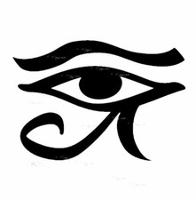 Eye of Horus Ra Egypt Sticker Decal Car laptop Window Wall Room Waterproof UK