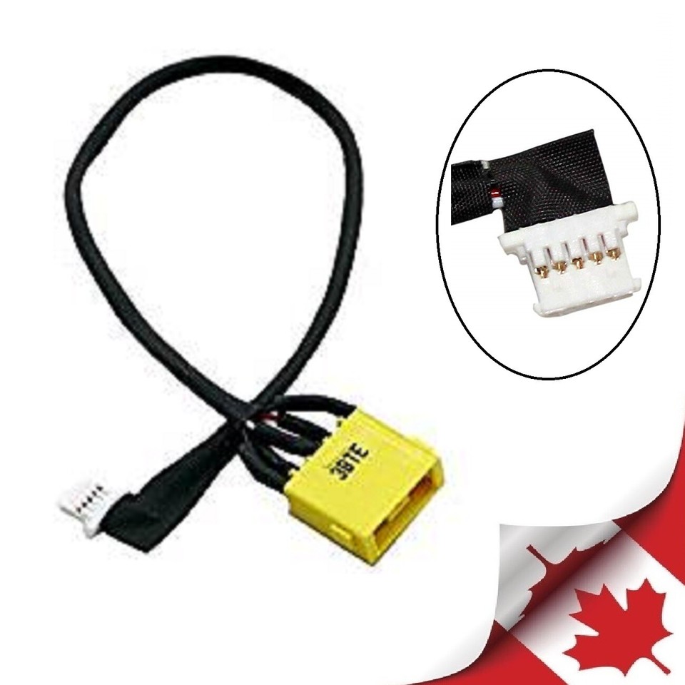 DC Power Jack Socket Harness With Cable For Lenovo Yoga 2 Pro Laptop 20266 - Replacement Part