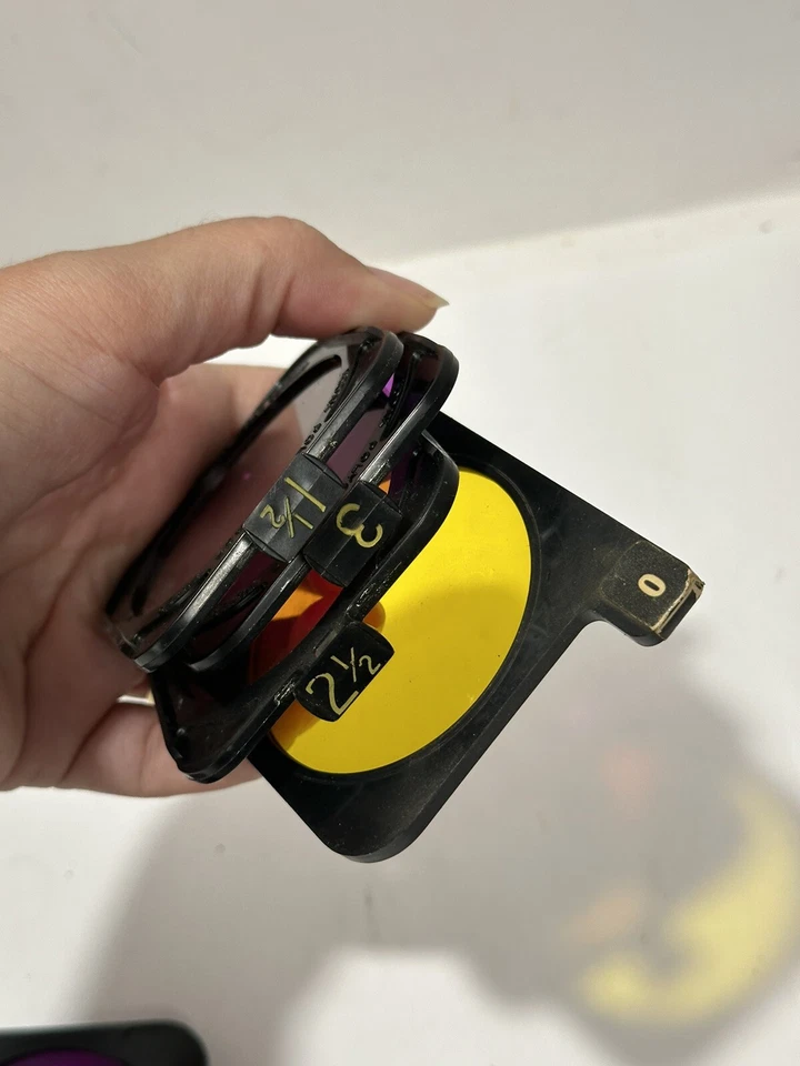 Vtg Kodak Polycontrast Filter Kit Camera Filters Total 8 Filters See Photos - Image 4 of 4