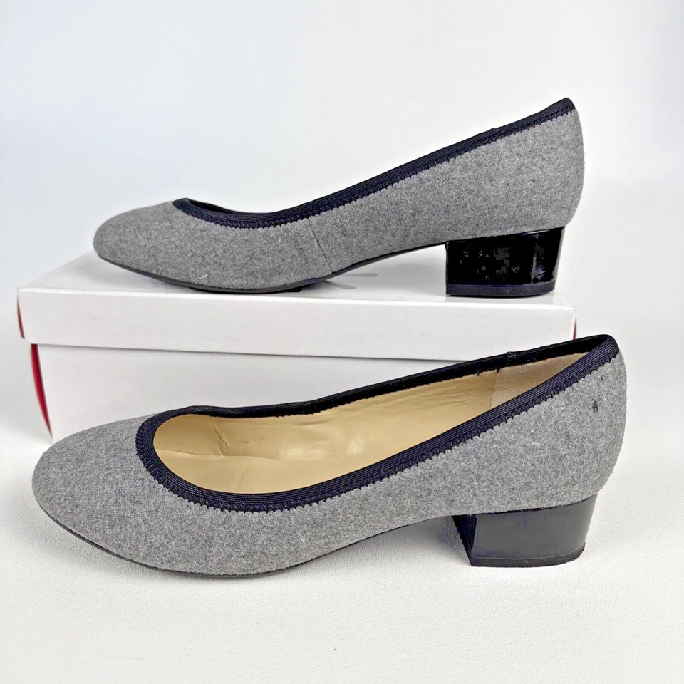 Isaac Mizrahi Live! Zapatos para mujer Kerry gris gris tacones tela talla 9W Foto 2 de 4