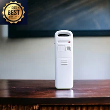 Outdoor Wireless Indoor Temperature and Humidity Sensor (06002M) , White
