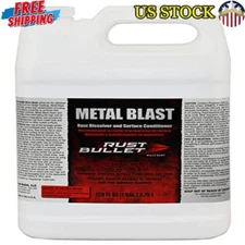 Metal Blast Rust Remover 1 Gallon Paint Adhesion Prep & Flash Rust Prevention US