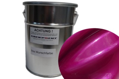 3 Liter Spritzfertigen Basislack Candy Pink 2 Metallic Autolack Lackpoint neu !