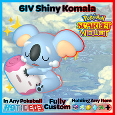 ✨ Shiny Komala 6IV ✨ Pokemon Scarlet & Violet 🚀 Fast 🚀