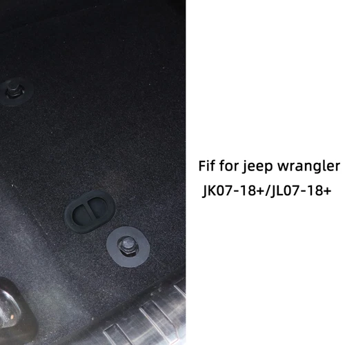 4PCS For Wrangler JK JL 2014+ Floor Pan Drain Rubber Plug Drain Hole Cover Black - Bild 5 von 12