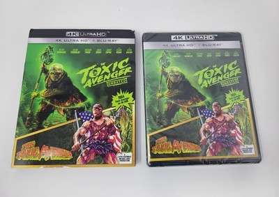 The Toxic Avenger DOUBLE FEATURE 4K UHD + Blu-ray w/ Slipcover with 1984 Version