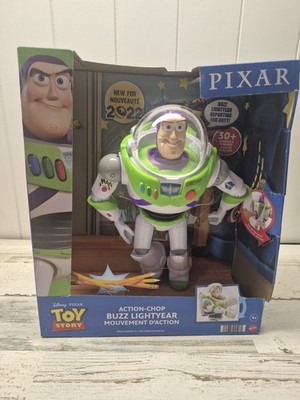 Mattel Toy Story Action-Chop Buzz Lightyear Talking Action Figure Plastic