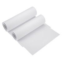 "Hochdichte Eva-Schaumstoffplatten 5Mm, 39X13\" FüR Cosplay Diy, 2 Rollen, Weiß"